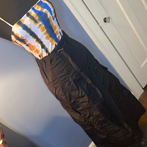 ZARA black cargo skirt